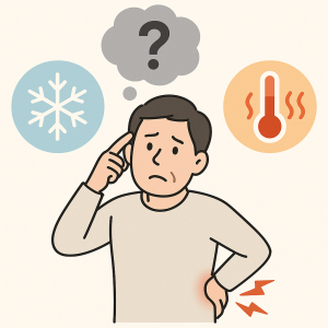 温め冷やす
